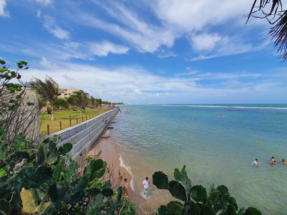 Apartamento Nannai Residence Beira Mar Muro Alto Porto De Galinhas 2 Qtos